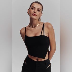 NWT Alo Alosoft All Night Tank (Color: Black)
